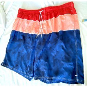Old Navy Swim Trunks Drawstring Pockets Lined Mens XXL 44” Waist 22” Long